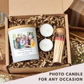 Photo Candle Personalised Birthday Gifts for Her, ANY OCCASION, Luxury Candle Custom Photo Gift, Christmas Candle, Wedding Photo Present