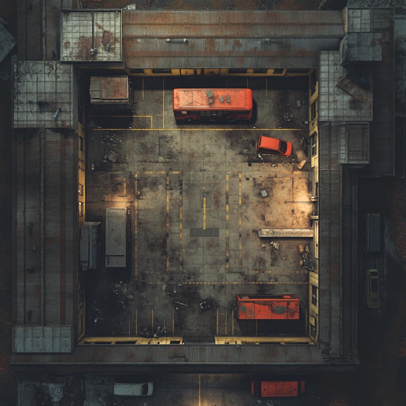 100+ Urban Survival Battlemap Bundle, RPG Battle Grids, D&D, Tabletop ...
