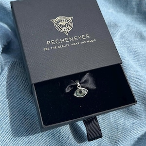 Sterling Silber 925 CUSTOM Auge Anhänger GEZEICHNET vom Foto 100% handgefertigt Iris Halskette MINI Auge