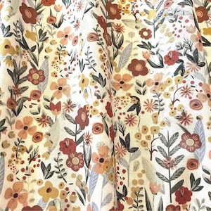 Farmhouse Botanical Valance: Shabby Chic Window Treatment