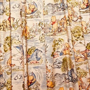 Winnie the Pooh Nursery Curtains: Tigger & Eeyore, 2-Panel Set