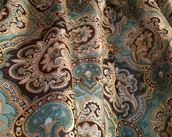 Paisley Curtain Etsy