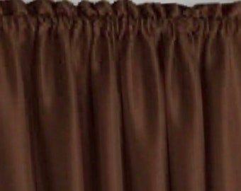 Brown Valance Etsy