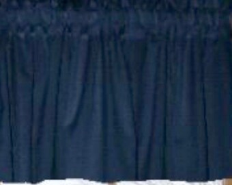 Navy Blue Valance Etsy