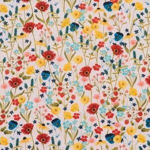 Floral Curtain Panels: Country Farmhouse Style, 43&quot; Wide