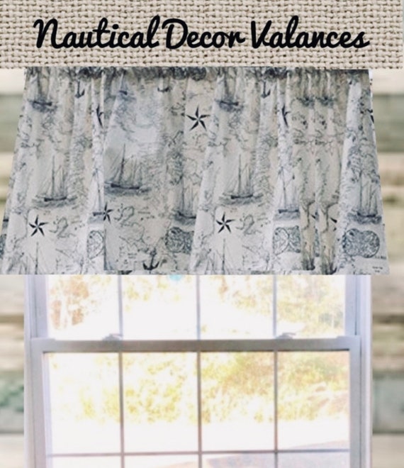 Nautical valances deals