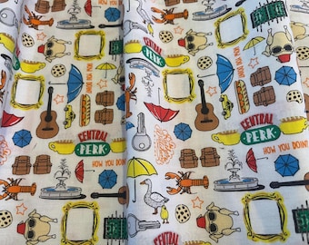 Friends TV Show Valance Fun Valance Clearance Price Curtain Valance (40”W x 14"L)