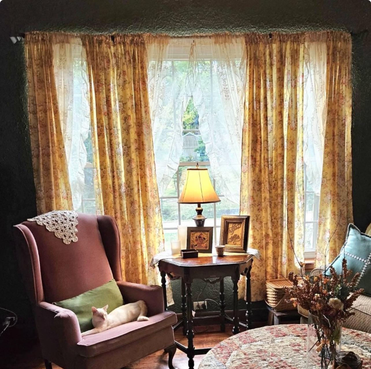 White Shabby Chic Curtains - Etsy, image size:1284x1274