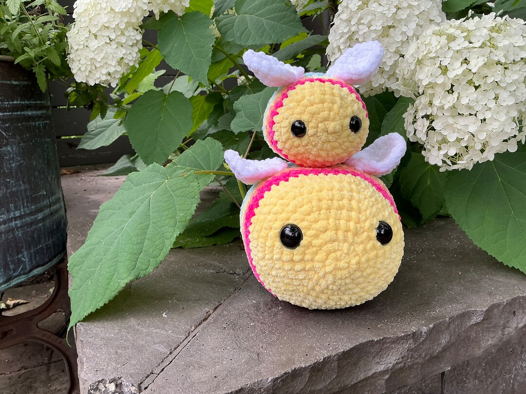 Crochet Pride Bee SMALL SIZE big Size Listed on My Etsy Store - Etsy