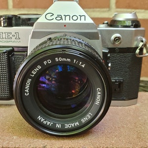 Vintage Canon AE-1 Program 35mm film Camera image 1