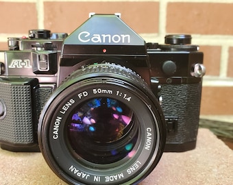 Vintage Canon A-1 Professional 35mm Film Camera