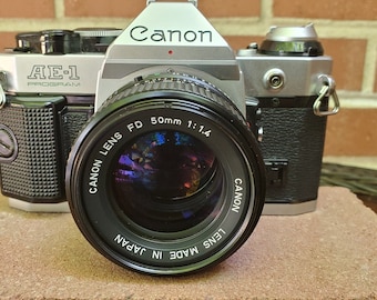 Vintage Canon AE-1 Program 35mm film Camera