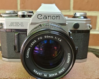 Vintage Canon AE-1 35mm film Camera