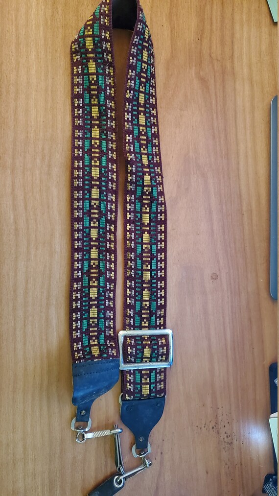 006 Vintage Tapestry Camera Strap from the 1970's Electronics