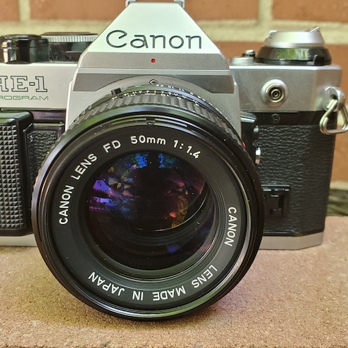 Vintage Canon AE-1 Program 35mm Film Camera - Etsy