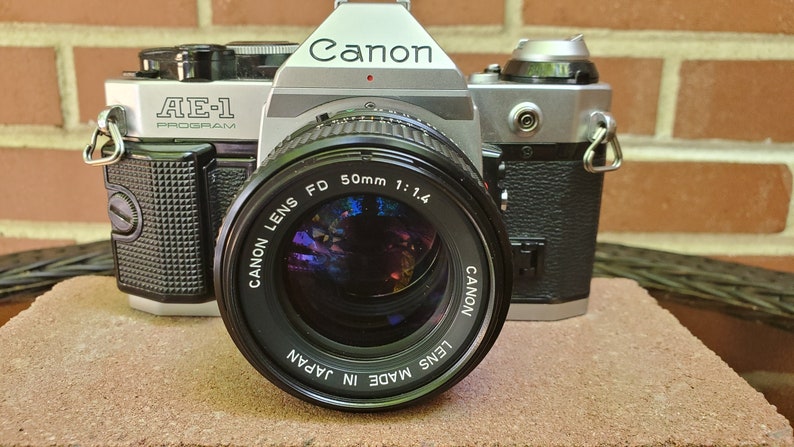 Vintage Canon AE-1 Program 35mm film Camera image 1