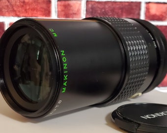 Makinon 200mm f/4.5 Telephoto Prime Lens -- FD mount