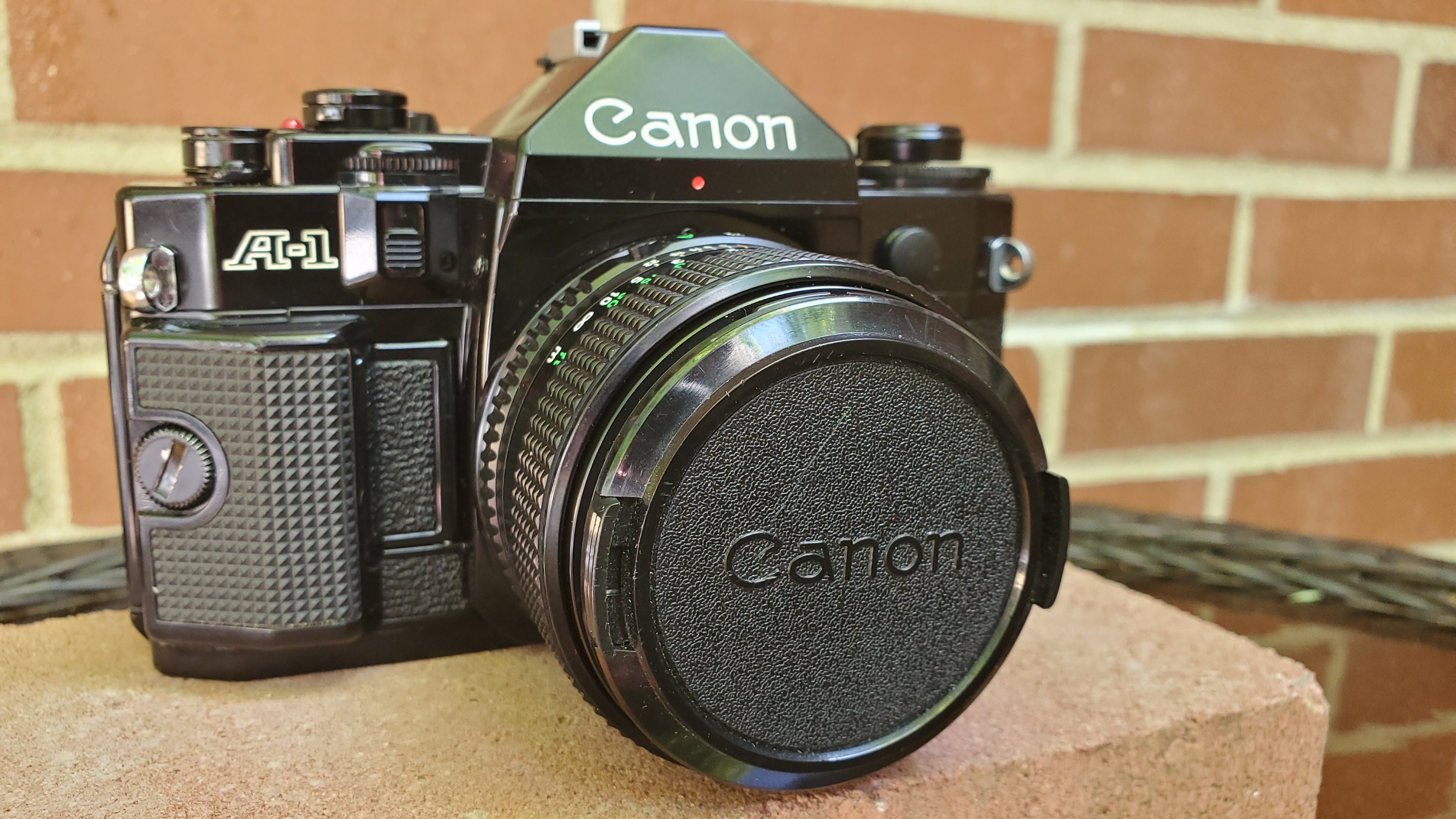 Copriobiettivo Anteriore Canon 52 Mm A Scatto, Originale Anni '80, Nuovo Olimpico