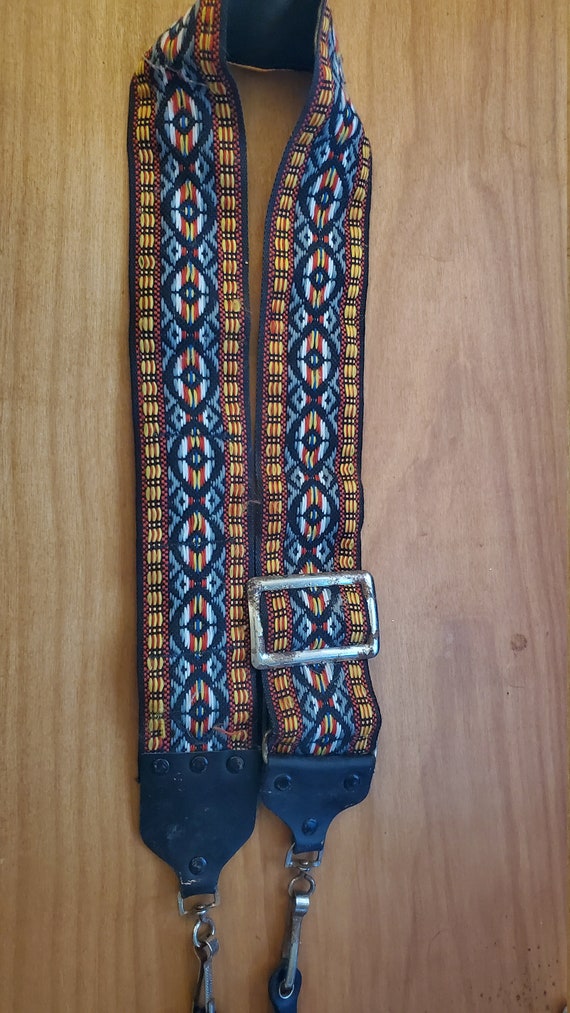 006 Vintage Tapestry Camera Strap from the 1970's Electronics