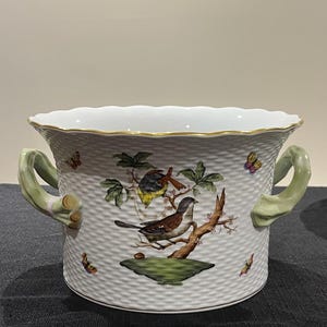 Herend  Porcelain  big Ice Bucket rothschild in good condition