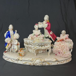 Dresden Porcelain the Musicians - Etsy