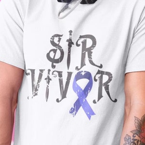 Sir Vivor Hodgkin Lymphoma Survivor T-Shirt Cancer Support and Cancer Awareness Gift For Men (or Women)