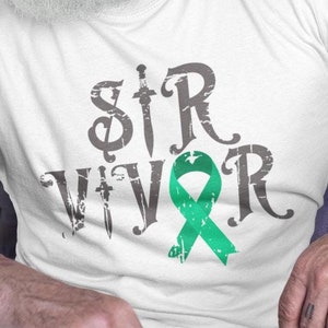 Sir Vivor Non-Hodgkin Lymphoma Survivor T-Shirt Cancer Support and Cancer Awareness Gift For Men (or Women)