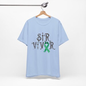 Camiseta de superviviente de linfoma no Hodgkin de Sir Vivor, regalo de apoyo al cáncer y concientización sobre el cáncer para hombres (o mujeres) imagen 4