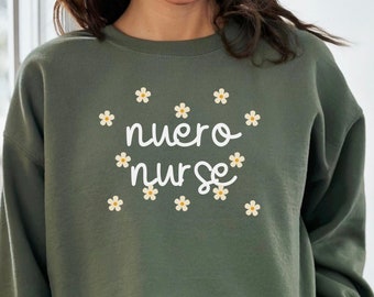 Moletom para enfermeira neurológica, suéter para enfermeira de UTI neurológica, gola redonda para enfermeira neurológica, estudante de enfermagem neurológica, presente para enfermeira, presente para enfermeira neurológica, U208