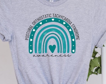 POTS Awareness Shirt, Postural Orthostatic Tachycardia Syndrome Shirt, POTS Warrior Shirt, Support Squad Shirt, POTS Fighter Shirt, T035
