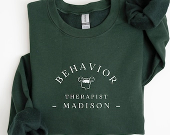 Comfort Colors® Verhaltenstherapeut T-Shirt, Verhaltensanalytiker Sweatshirt, Therapeut Aba Therapie Geschenk Angewandte Verhaltensanalytik Behaviour Tech U690