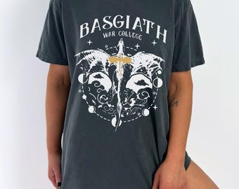 Basgiath War College Book Shirt, Dragon Rider Shirt, Fantasy Bookish Shirt, Book Lover Shirt, Bookworm Shirt, Bookish War Shirt, B006