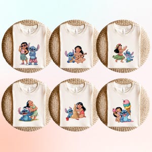 Disney Lilo And Stitch Shirt, Cute Stitch And Lilo T-Shirt For Kids, Cute Summer Disney Stich Tee For Girls, Disney Birthday Gift, D012