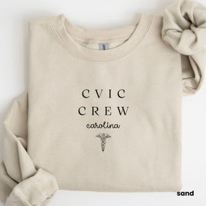Personalized CVICU Crew Sweatshirt, Cardiovascular ICU Nurse Gift, Critical Care Team Shirt for Women, Custom CVICU Staff Apparel, U675
