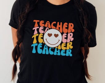 Inspirational Teacher Shirt, Retro Teacher Tee, Back to School Shirt, Teacher Appreciation Gift, Classroom Outfit, Teacher Gift Shirt, Y189