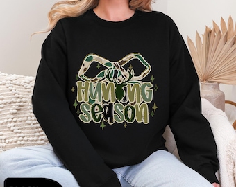 Hunting season, Fall Hunting Sweatshirt, Hunting Season Shirt , Deer Hunting Season, Duck Hunting Shirt, Abandoned Hunting Wife Shirts, U671
