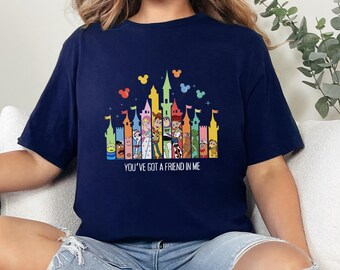 Toy Story Shirt, Disney Castle Toy Story Shirt, You've Got A Friend In Me Shirt, Toy Story Characters Shirt, Super Soft Shirt, D067
