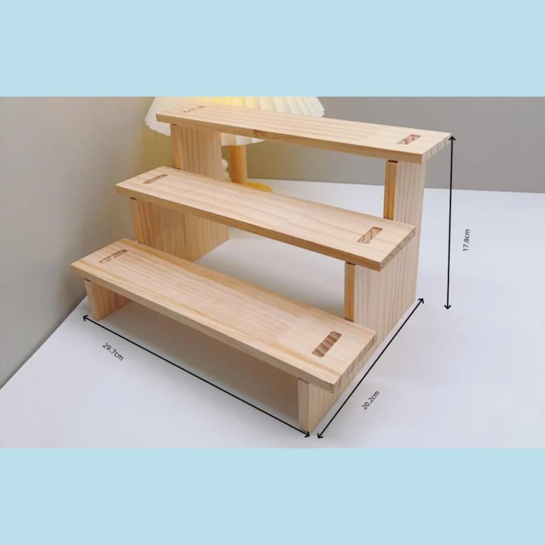 Store Ladder Display Racks Wooden Display Rack, Handmade Ladder Shelf, Window Display Stand ...