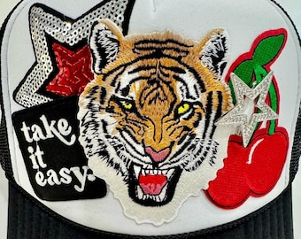 Take it Easy Tiger - Trucker Patch Hat
