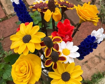 Texas Wildflower Bouquet – Barbed Wire Blossoms
