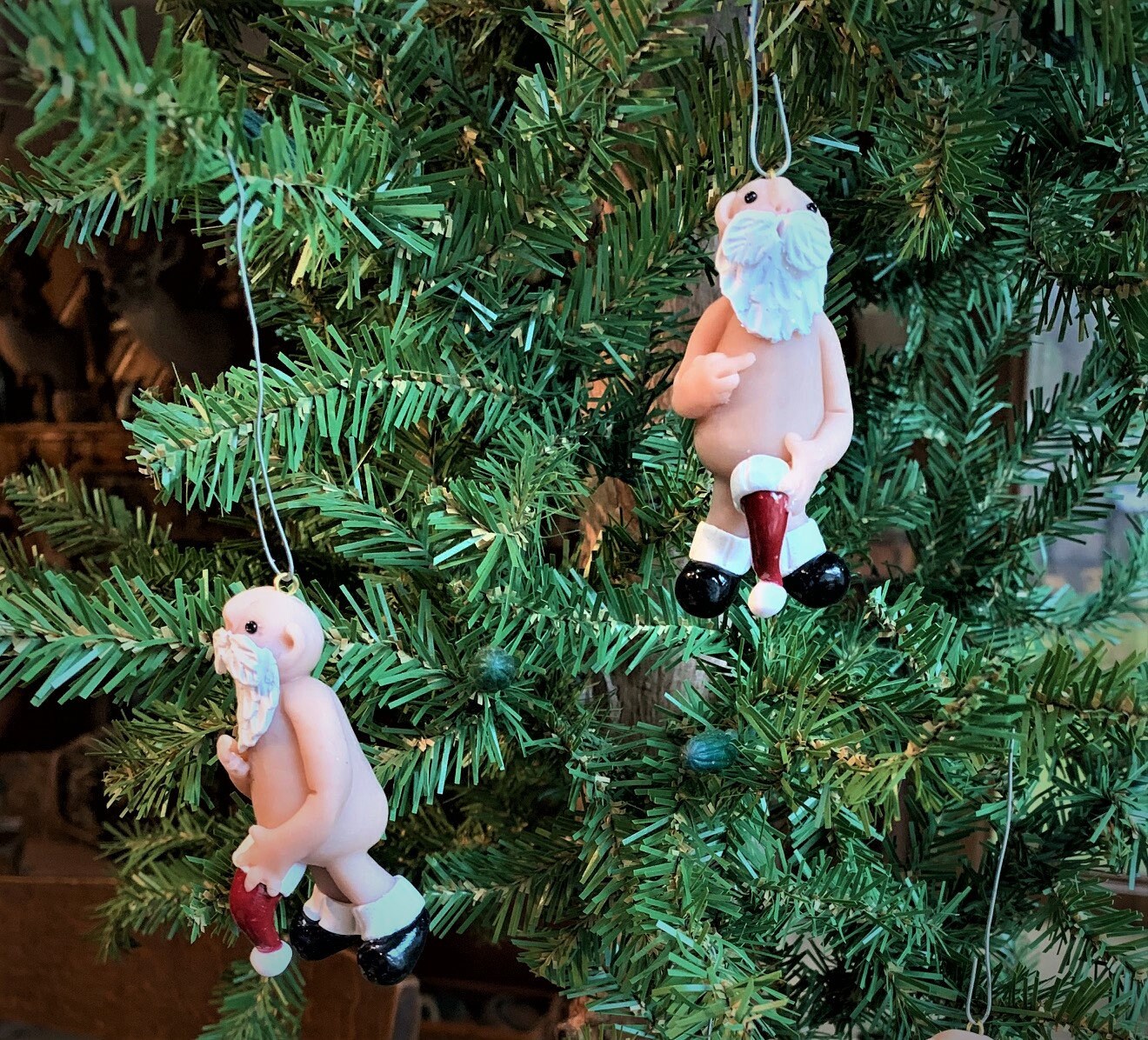 Décoration De Noël Doigt D'Honneur Doré - Ornement Coquin Et Humoristique Pour Sapin - Cadeau Décalé Pour Amis - 7