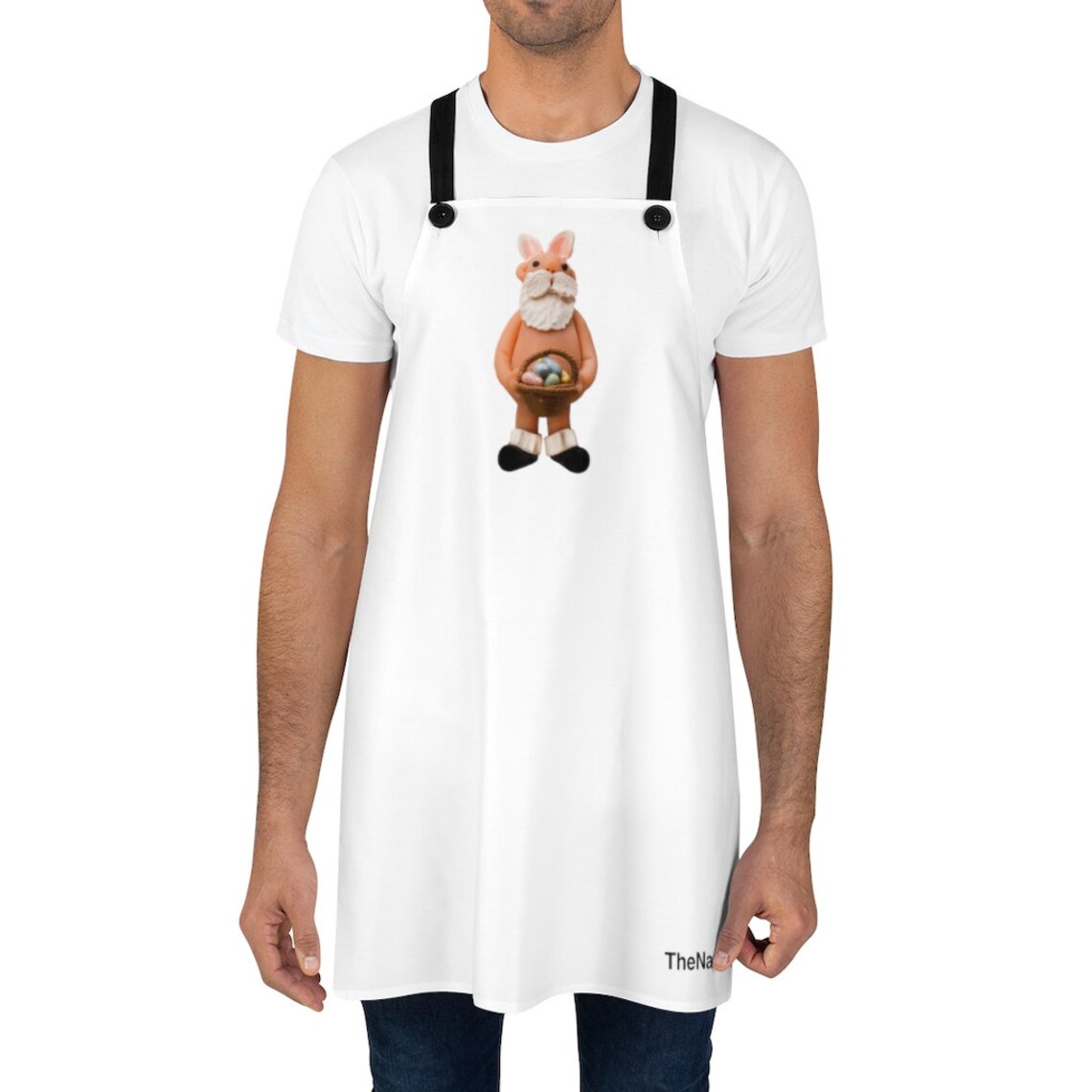 Travieso Sr. Pascua Santa Claus Apron Apron de Pascua Etsy