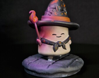 Handbemalte Mallowkin Caster Resin Statue: 3D Gedrucktes Resin Sammlerstück