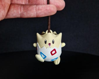 Handbemalte Togepi Resin Statue: 3D Gedrucktes Pokemon Fan Art Sammlerstück