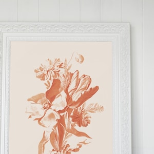 18th Century French Botanical Print: Antique Floral Engraving (Digital Download