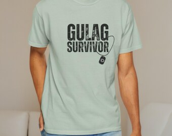 Gulag Survivor T-Shirt: Tactical FPS Gamer Tee