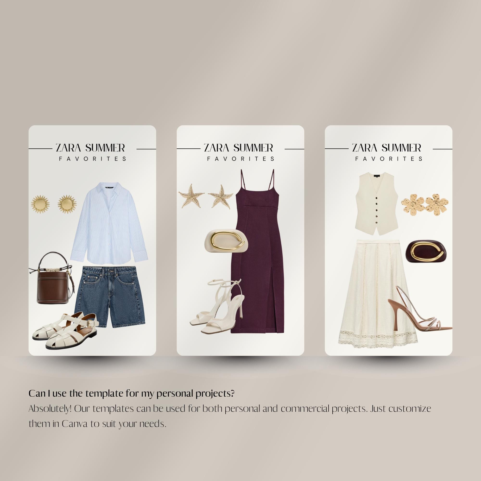 15 LTK Canva Summer Template Bundle Instagram Story Size for Fashion ...