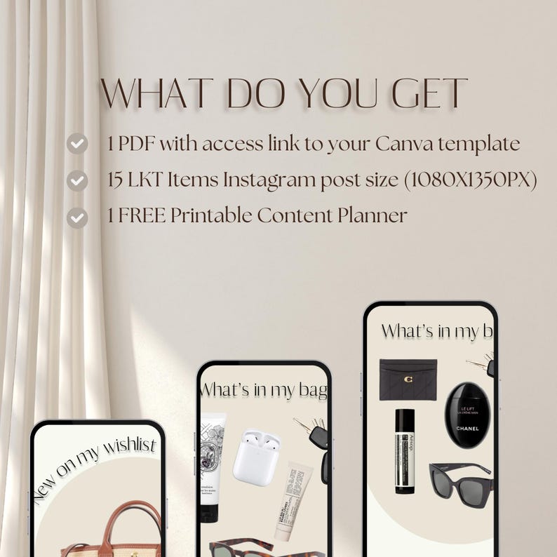Customizable Pinterest post Canva template for influencers and bloggers