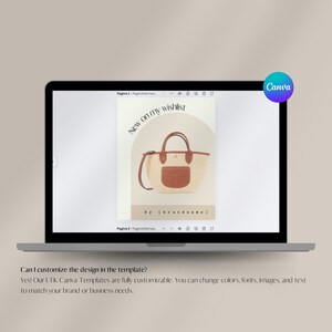 Social media marketing Canva post template with resell rights