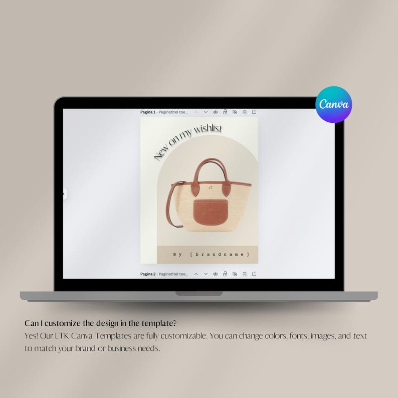 Social media marketing Canva post template with resell rights